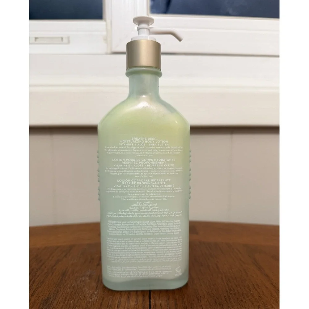 Bath & Body Works Aroma Breathe Deep Eucalyptus & Lavender Body Lotion, 6.5 oz